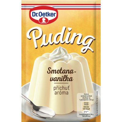 Dr. Oetker puding se smetanovo - vanilkovou příchutí 38 g – Zboží Dáma