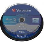 Verbatim BD-R 25GB 6x,spindle, 10ks (43742) – Zboží Živě