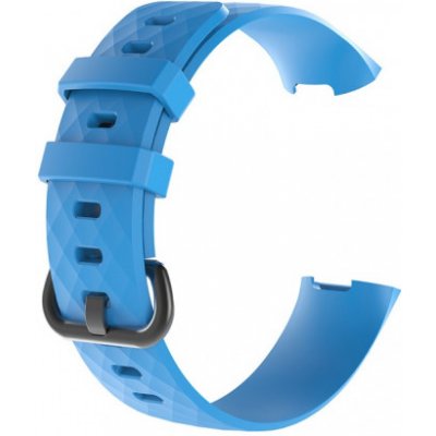 BStrap Silicone Diamond Small řemínek na Fitbit Charge 3 / 4, blue SFI008C06 – Hledejceny.cz