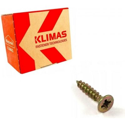 KLIMAS Wkret-met KMH Ø3,5 mm PZ-2 vrut do dřeva se zápustnou křížovou hlavou 16 mm - 2 000 ks – Hledejceny.cz