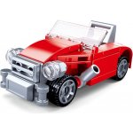 Sluban B0920C Červený kabriolet – Zboží Dáma