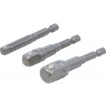 BGS 9685 Vrrtačkové adaptéry šestihran 1/4" na čtyřhran 1/4" - 3/8" - 1/2" BGS109685 Sada 3 díly – Hledejceny.cz