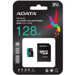 ADATA MicroSDXC 128 GB AUSDX128GUI3V30SA2-RA1 – Zboží Živě