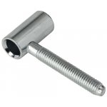 Walteco Dveřní závěs 50/10 vrchní díl M8, výška 30 mm, bílý pozink 1 ks , 80132 – Sleviste.cz