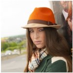 Karpet Unisex vlněný klobouk dvoubarevný béžovo/oranžová 884810/34 – Hledejceny.cz