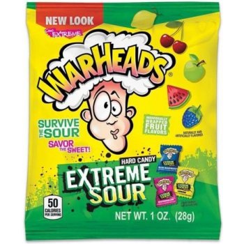 Warheads Extreme Sour Hard Candy 28 g