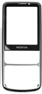Kryt Nokia 6700c přední černo-stříbrný