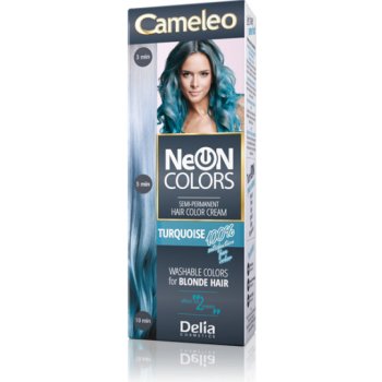 Delia Cameleo Neon Colors barva na vlasy TURQUOISE 60 ml.