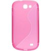Pouzdro a kryt na mobilní telefon Pouzdro S-Case Samsung I8730 / Galaxy Express Růžové