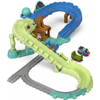 Fisher Price Mašinka Tomáš vláčkodráha Adventures Dino Blast – Hledejceny.cz