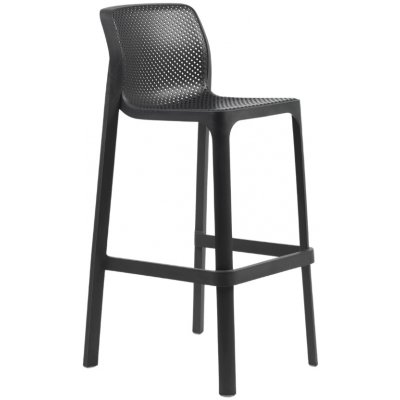 Nardi Net 76 cm Antracitově šedá plastová zahradní barová židle – Hledejceny.cz