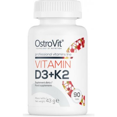 Ostrovit D3+K2 90 tablet – Hledejceny.cz