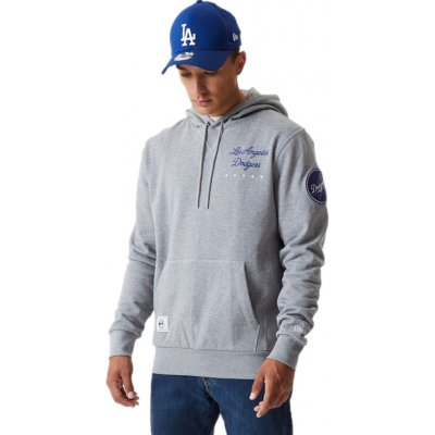 New Era MLB HERITAGE LOS ANGELES DODGERS HOODIE šedá 12590916 – Hledejceny.cz