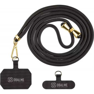 Popruh OBAL:ME NeckTag Allure na Telefon Black 143789 – Sleviste.cz