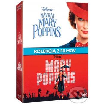 Mary Poppins + Marry Poppins se vrací / Kolekce 3D BD DVD