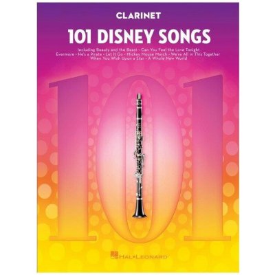 101 Disney Songs: Clarinet noty na klarinet