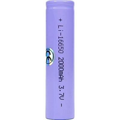 A.C.M. Li-Ion nabíjecí baterie Samsung 16650, 3,7V, 2000 mAh fialová – Zboží Dáma