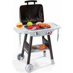 Smoby 24497 kuchyňka Barbecue gril černo-stříbrný na kolečkách se 17 doplňky – Hledejceny.cz