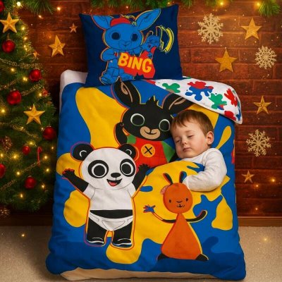 APtex povlečení Zajíček Bing a Jeho Kamarádi 40 x 60 , 100 x 135 cm – Zboží Mobilmania