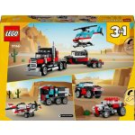 LEGO® Creator 31146 Náklaďák s plošinou a vrtulníkem – Zboží Živě