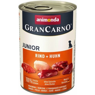 Grandcarno Junior hovězí a kuře 400 g