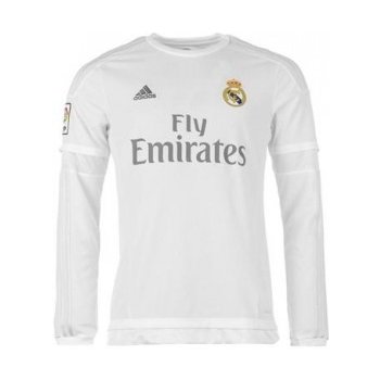 adidas Real Madrid Home shirt 2015 2016 Long Sleeve White