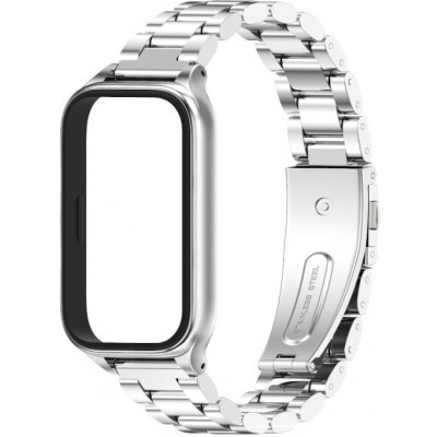 VSECHNONAMOBIL 133250 CLASSIC Kovový řemínek + ochranný kryt pro Xiaomi Smart Band 9 Active stříbrný – Zbozi.Blesk.cz