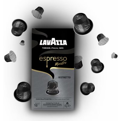 Lavazza Maestro Ristretto Espresso Alu Kapsle do Nespresso 10 ks – Zboží Dáma