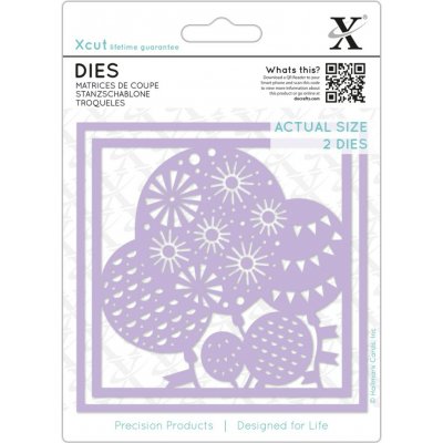 Docrafts Vyřezávací a embosovací šablona Balónky – Sleviste.cz