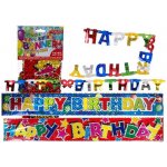 Girlanda Happy Birthday barevná – Sleviste.cz