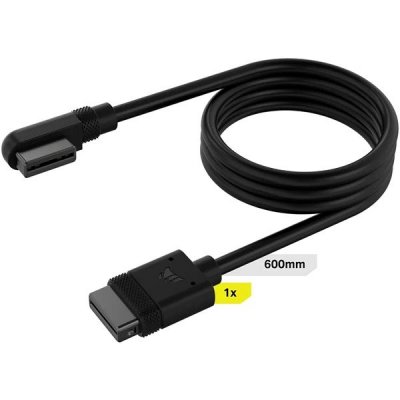 Corsair iCUE LINK slim cable černá 600mm 90° CL-9011122-WW – Zboží Živě