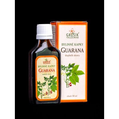 Grešík bylinné kapky Guarana 40% líh 50 ml – Hledejceny.cz