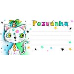 Dětská pozvánka na párty - Kočička, bal. 10 ks – Hledejceny.cz