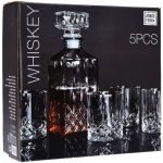 EXCELLENT Whiskey set karafa + sklenice sada 5 ks křišťálové sklo 900 ml – Zbozi.Blesk.cz