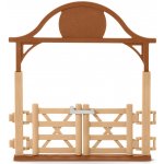 Schleich 42434 ohrada pro koně se vstupní branou – Zboží Dáma