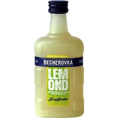 Becherovka Lemond Mini 20% 0,05 l (holá láhev) – Zbozi.Blesk.cz