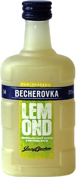 Becherovka Lemond Mini 20% 0,05 l (holá láhev)