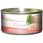 Applaws Cat Mousse Tin Salmon s lososem 72 x 70 g – Hledejceny.cz