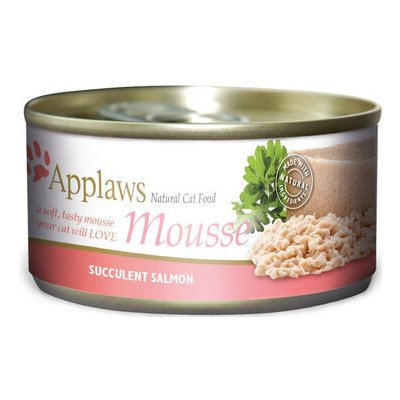 Applaws Cat Mousse Tin Salmon s lososem 72 x 70 g – Hledejceny.cz