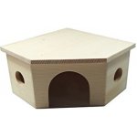 Truhlářství Zimný Domek pro morče rohový ZV 113 21,5 x 12 x 21,5 cm – Sleviste.cz