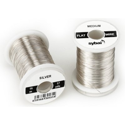 Sybai Drátek Flat Colour Wire Medium Silver – Hledejceny.cz