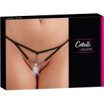 Cottelli Třpytivé dámské otevřené tanga – Zboží Dáma