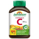 Jamieson Vitamín C 500 mg citrusové ovoce 120 žvýkacích tablet – Hledejceny.cz
