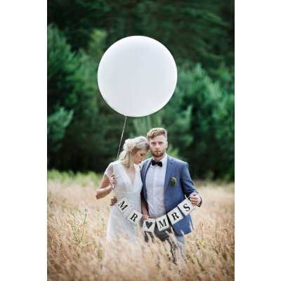 Balónek obří bílý 1m – Zboží Mobilmania