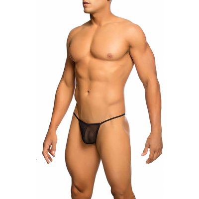 MOB Sheer T-Back Thong Black – Zboží Dáma