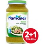 Hamánek Telecí se špenátem a rýží 230 g – Zboží Dáma