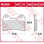Přední brzdové destičky TRW / Lucas Suzuki GSX 1200 FS 1999 - 2001 směs SRT – Hledejceny.cz