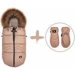 Cam Cottonmoose Set zimní NORTH YUKON s rukavicemi Mooseel kávový – Zboží Dáma