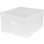 Skládací úložná kartonová krabice Compactor Wos, 40 x 50 x 25 cm, bílá – Hledejceny.cz