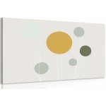 Obraz minimalistické stromy s kruhy - 120x80 – Zboží Dáma